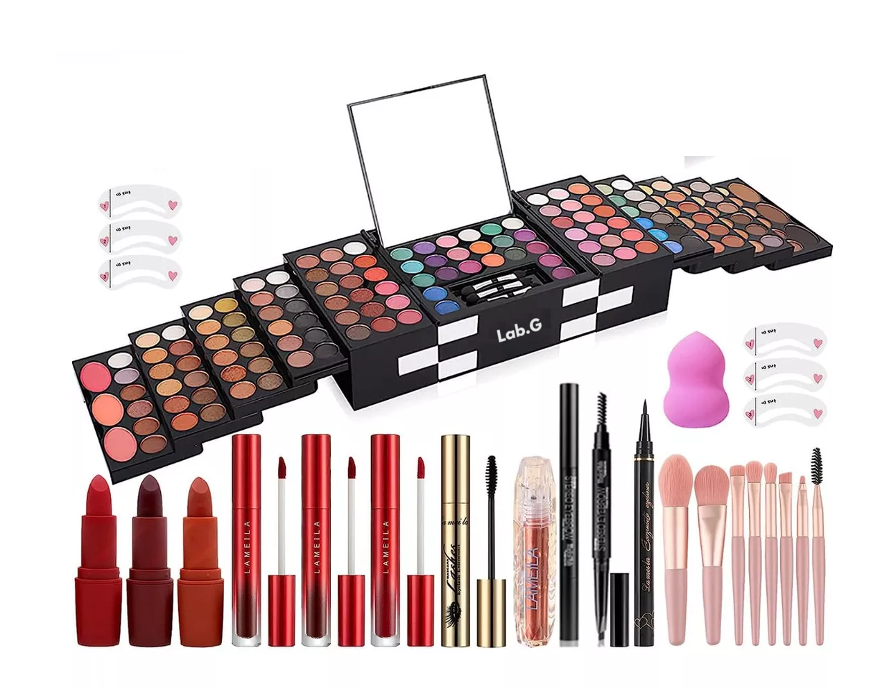 142 Colores De Sombra De Ojos Paleta De Maquillaje