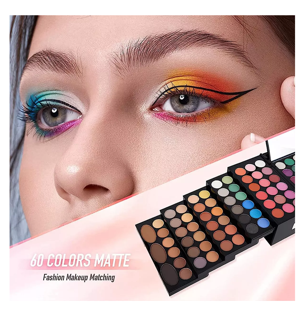 Foto 5 | 142 Colores De Sombra De Ojos Paleta De Maquillaje