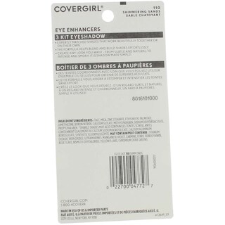 Foto 3 | Eye Enhancers Quick-kit-trio Shadow Covergirl Shimmering Sands - Venta Internacional.