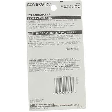 Foto 8 pulgar | Eye Enhancers Quick-kit-trio Shadow Covergirl Shimmering Sands - Venta Internacional.