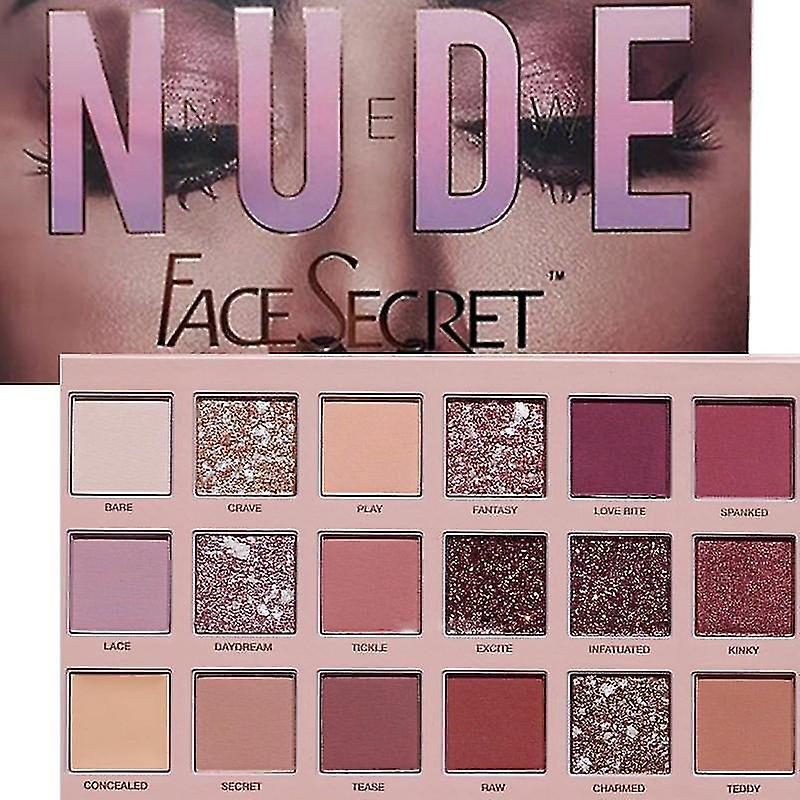 Foto 1 | Paleta De Sombras De Ojos Huoguo New Nude Glitter Shimmer Makeup - Venta Internacional.