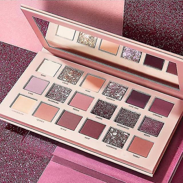 Foto 5 pulgar | Paleta De Sombras De Ojos Huoguo New Nude Glitter Shimmer Makeup - Venta Internacional.
