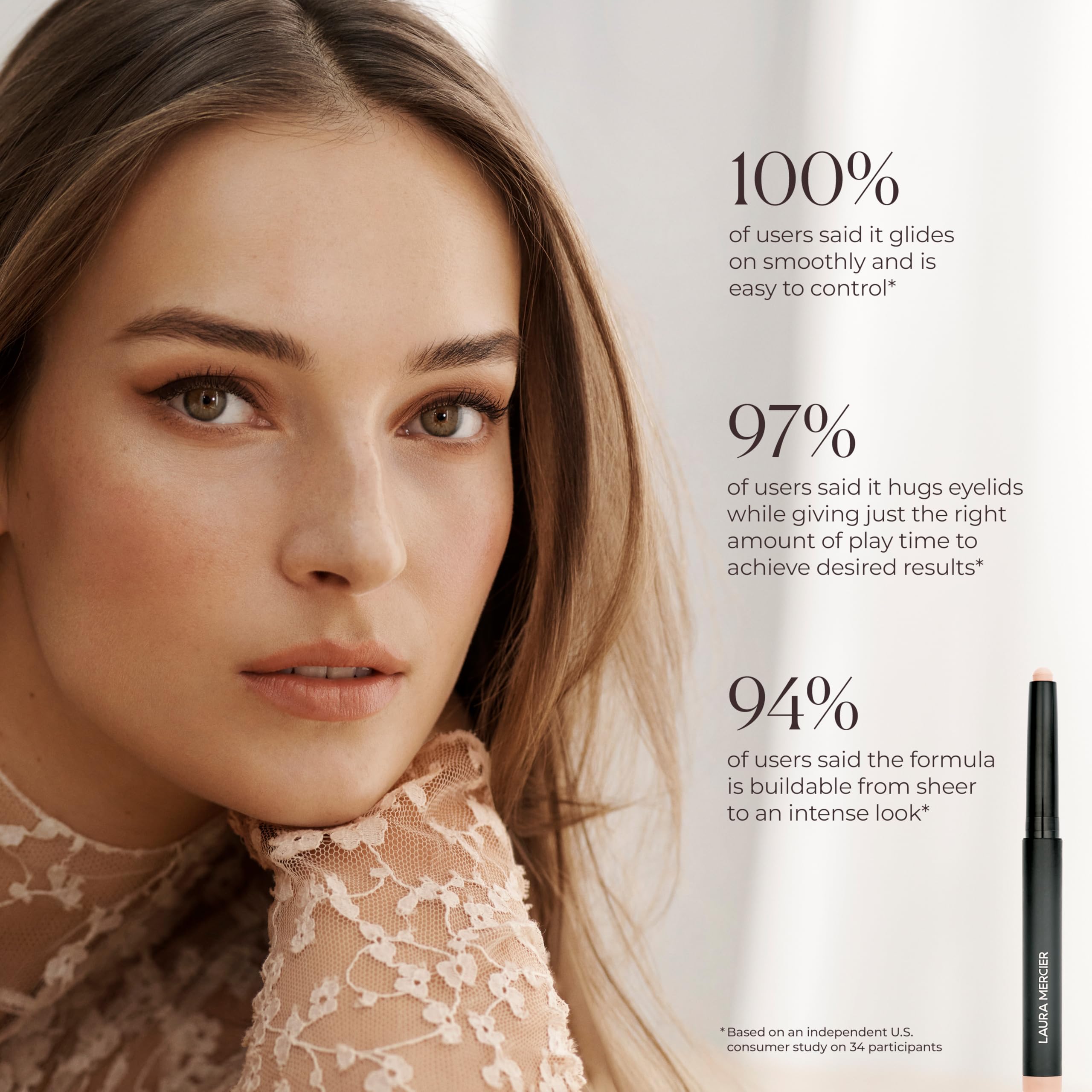 Foto 6 | Sombra De Ojos En Barra Laura Mercier Caviar Stick Sugar Frost - Venta Internacional.
