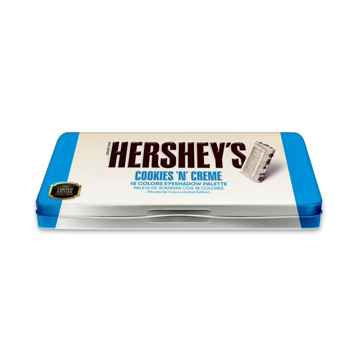 Foto 1 | Paleta De Sombras Hershey’s Cookies & Cream. Republic Cosmetics. Sombras Para Ojos 18 Tonos.