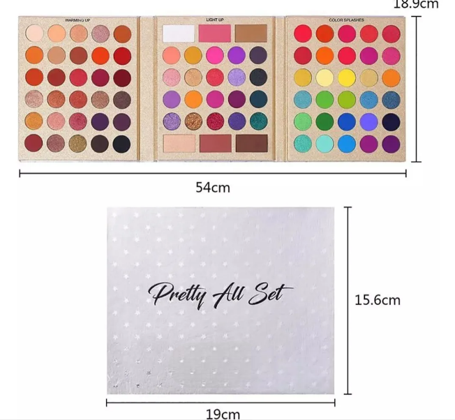Foto 3 pulgar | Paleta Xtellar De Sombras De Juego Beauty Profesional Kit 86 Colores