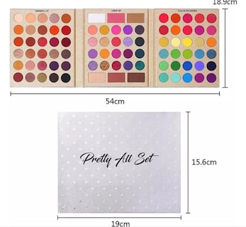 Foto 2 | Paleta Xtellar De Sombras De Juego Beauty Profesional Kit 86 Colores