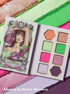 Foto 6 | Paleta De Sombras De Ojos Sheglam Glitter Metallic De 8 Colores Loving Libra - Venta Internacional.