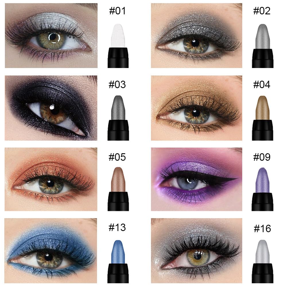 Foto 3 pulgar | Juego De Sombras De Ojos En Crema Kaely, 8 Unidades, Abrillantador Para Ojos - Venta Internacional.