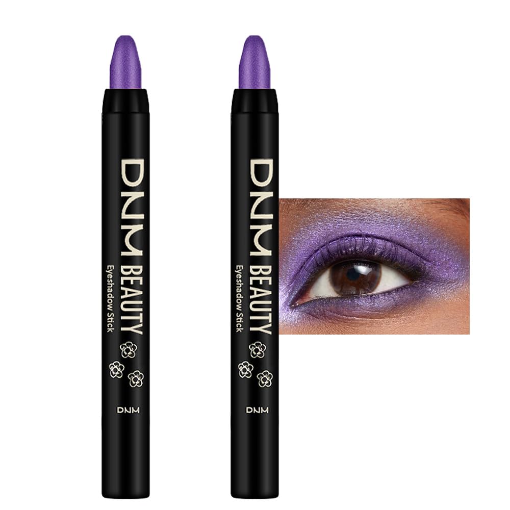 Set De Sombras De Ojos Color Crema Kaely Waterproof Purple, 2 Unidades - Venta Internacional.