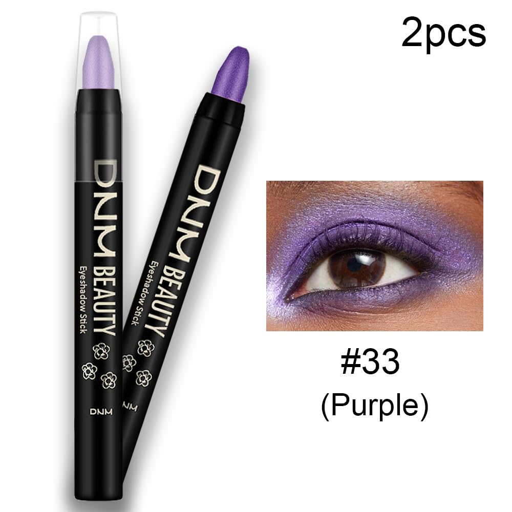 Foto 2 | Set De Sombras De Ojos Color Crema Kaely Waterproof Purple, 2 Unidades - Venta Internacional.