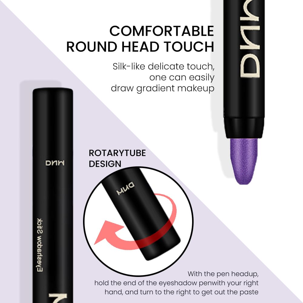 Foto 4 pulgar | Set De Sombras De Ojos Color Crema Kaely Waterproof Purple, 2 Unidades - Venta Internacional.