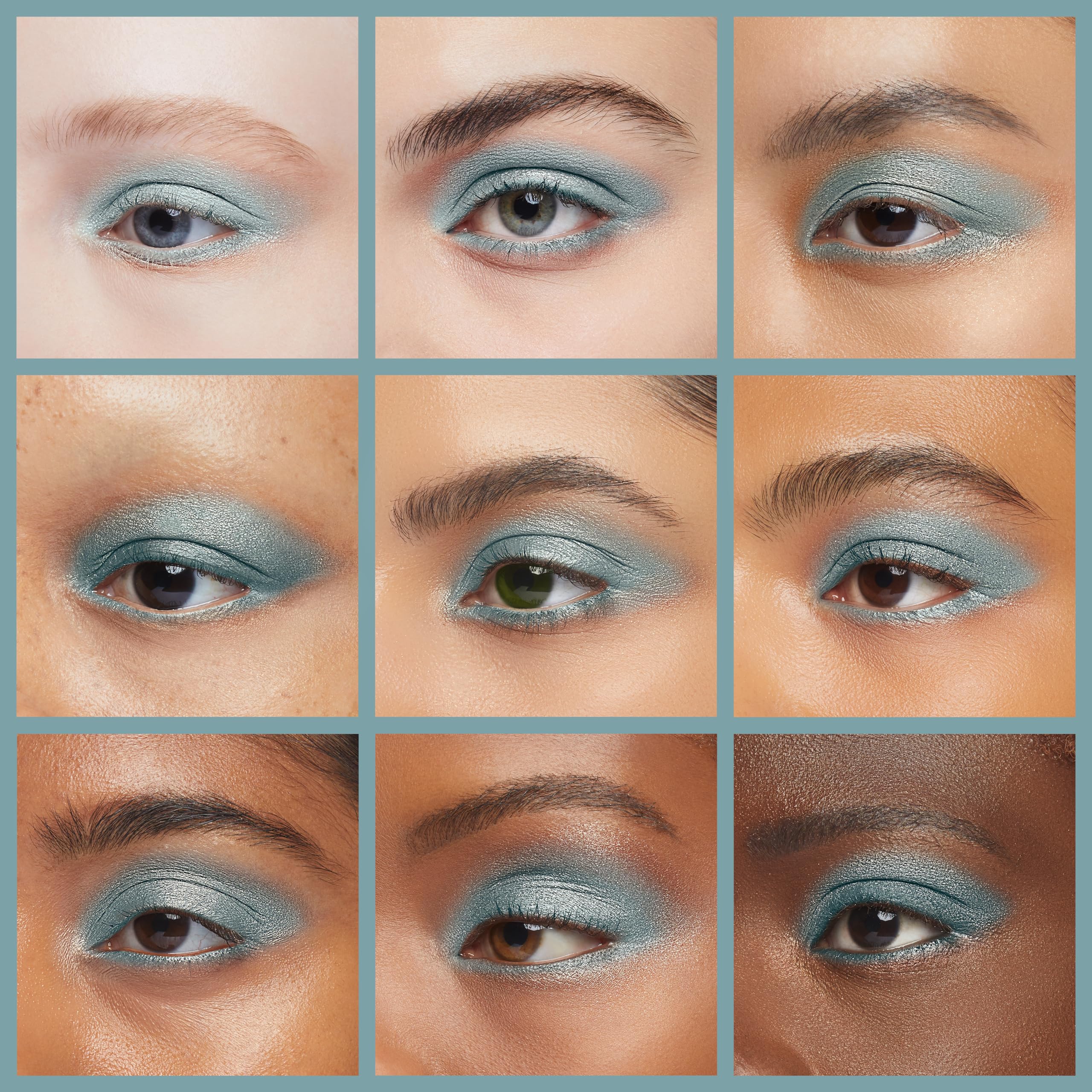 Foto 4 pulgar | Sombra De Ojos Pure Ziva Sheer Aqua Shimmering Teal Blue Green - Venta Internacional.