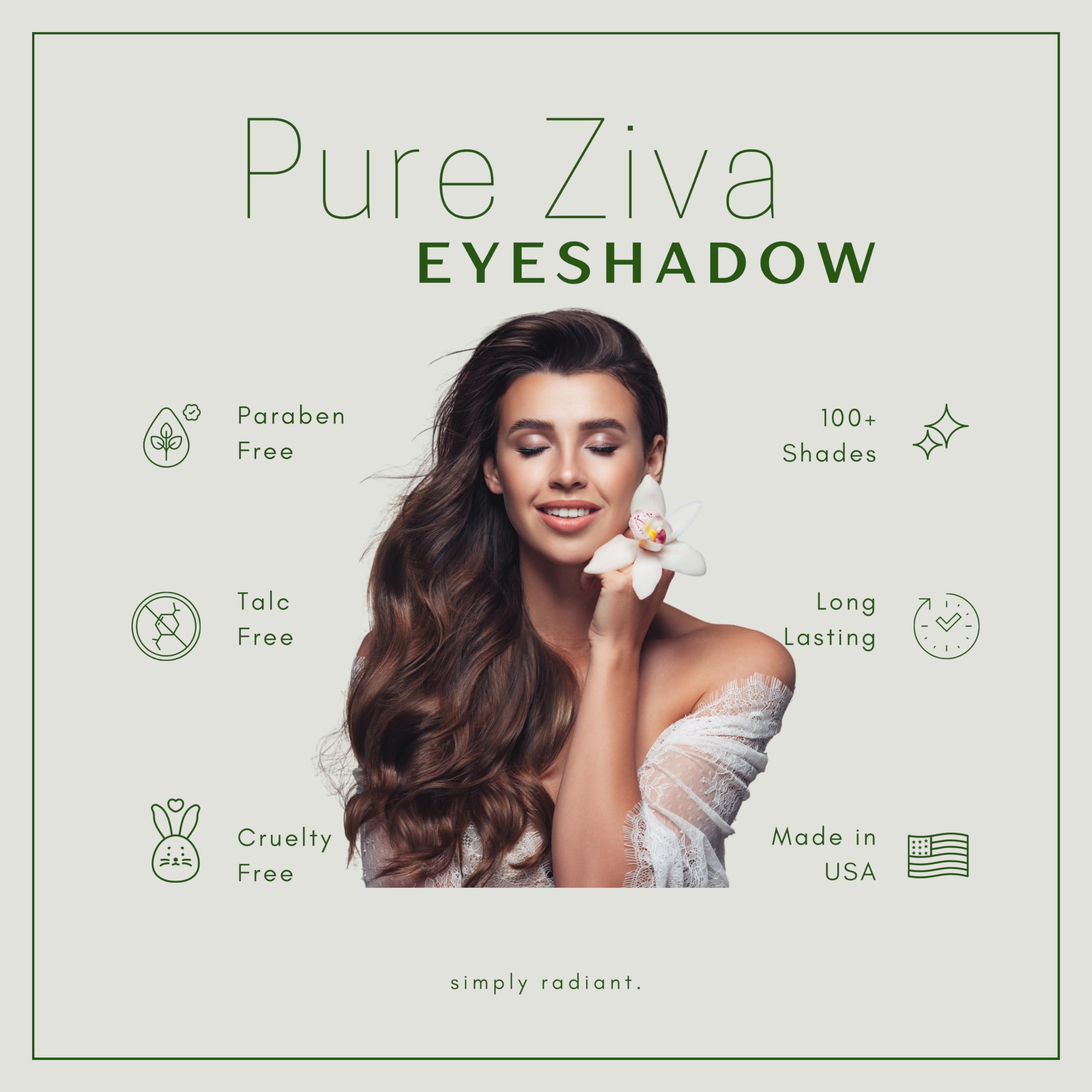 Foto 5 pulgar | Sombra De Ojos Pure Ziva Truffle Chocolate Deep Dark Chestnut - Venta Internacional.