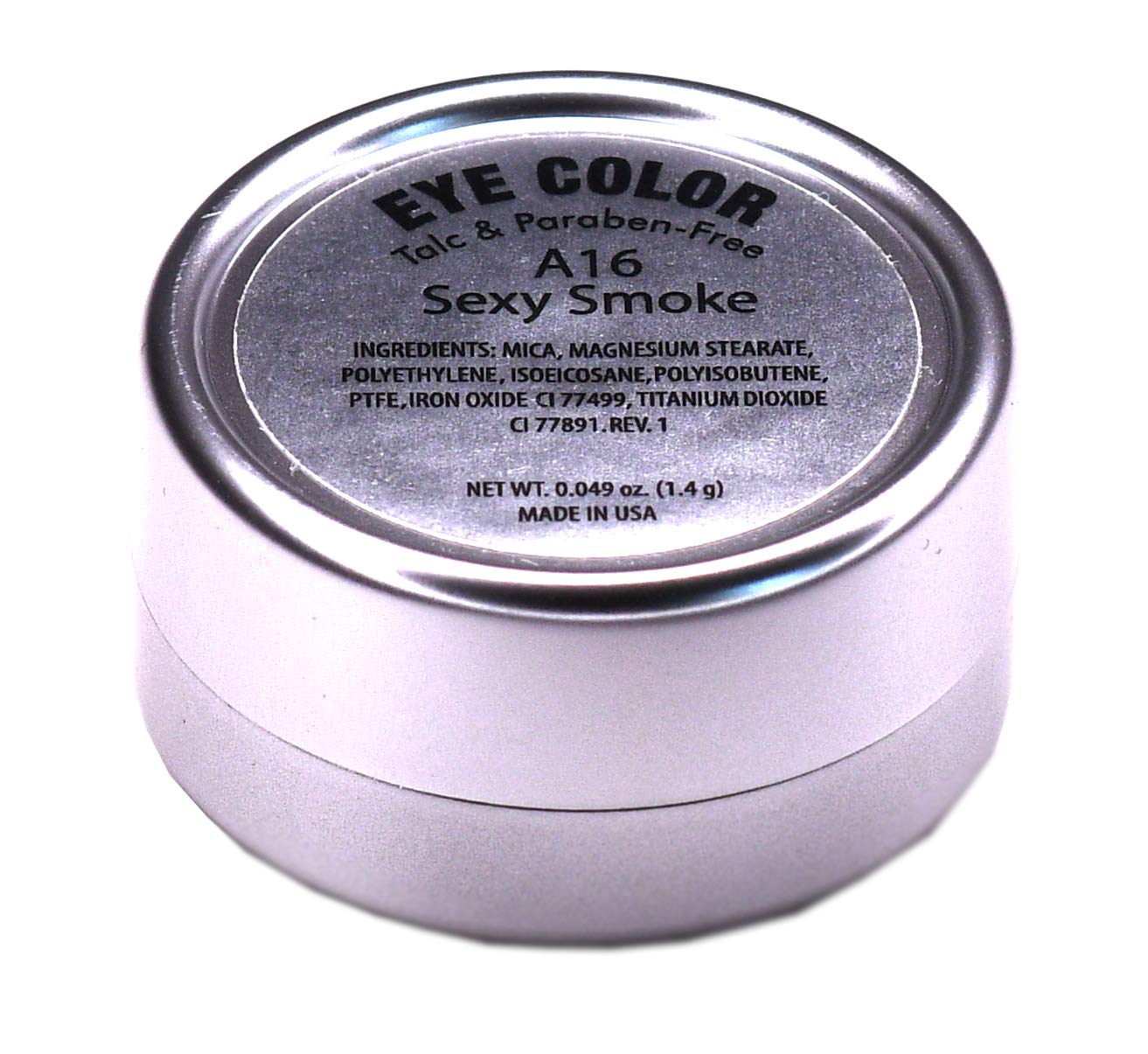 Foto 3 pulgar | Sombra De Ojos Pure Ziva Sexy Smoke, Gris Oscuro, Hierro, Carbón Mate - Venta Internacional.