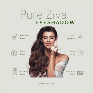 Foto 4 | Sombra De Ojos Pure Ziva Bare Canvas, Beige, Neutro, Mate, Vegano - Venta Internacional.