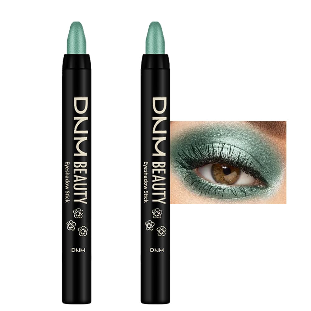 Set De Sombras De Ojos En Crema Kaely Waterproof, 2 Unidades, Color Verde - Venta Internacional.