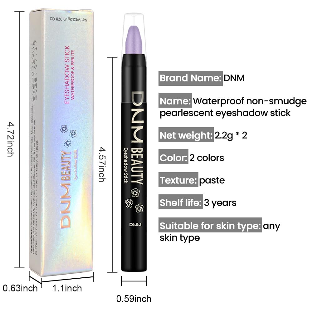 Foto 7 pulgar | Set De Sombras De Ojos En Crema Kaely Waterproof, 2 Unidades, Color Verde - Venta Internacional.