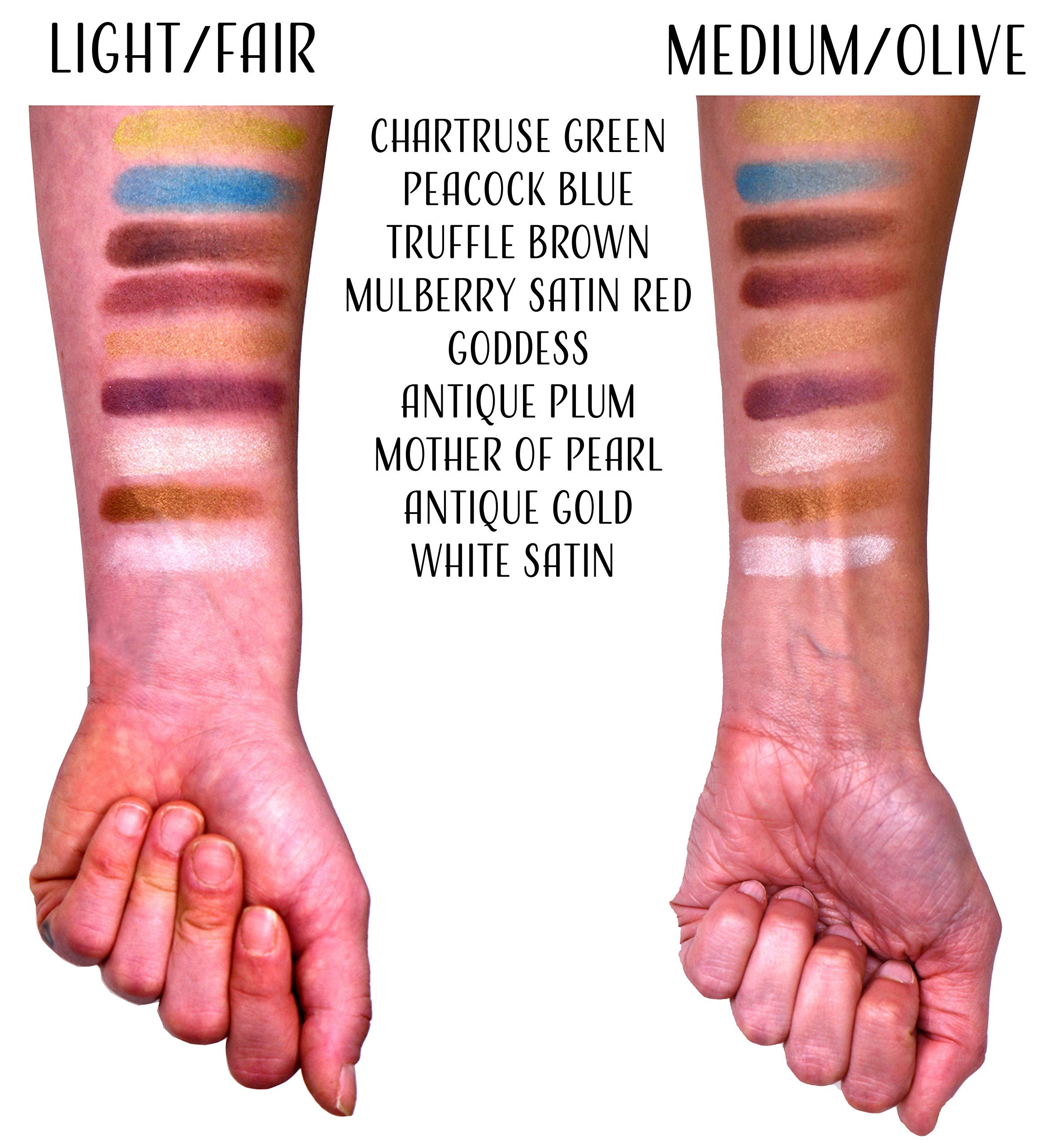 Foto 7 pulgar | Sombra De Ojos Pure Ziva Goddess Glow Nude Gold Beige Vegan - Venta Internacional.