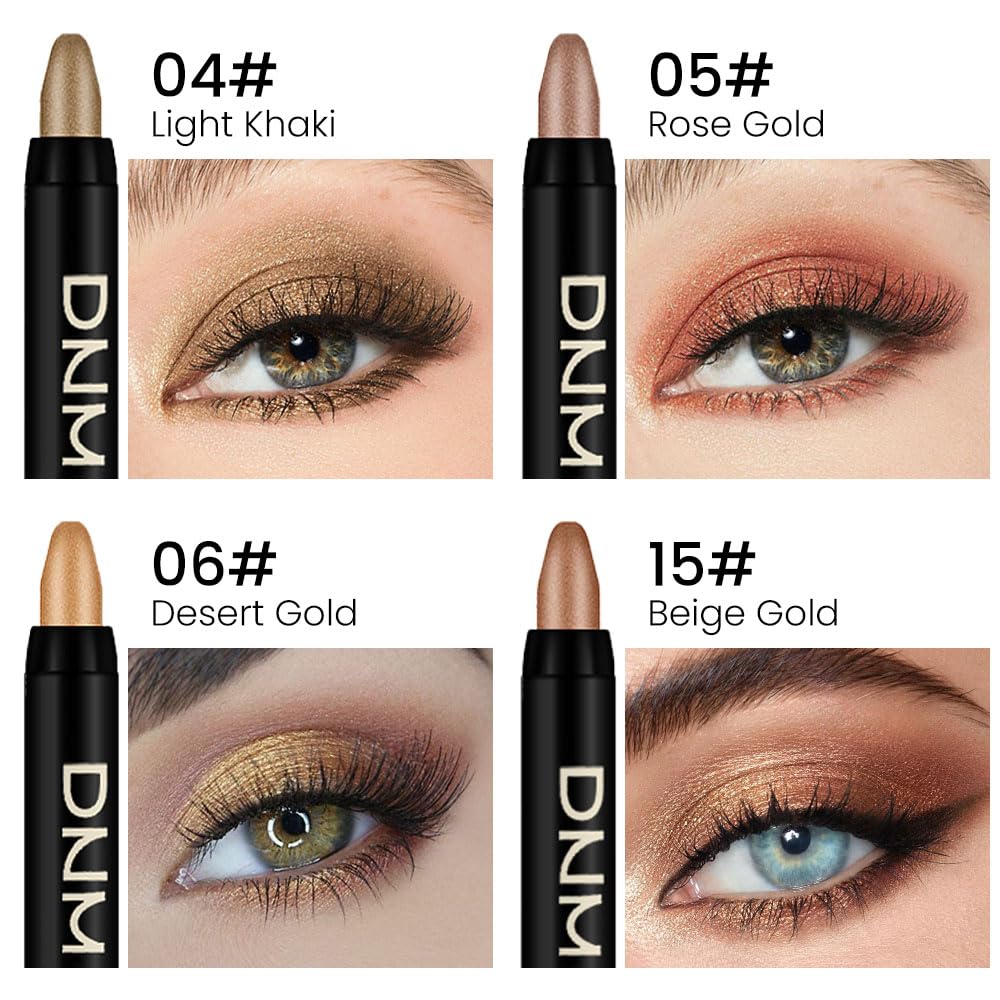 Foto 3 pulgar | Set De Sombras De Ojos En Crema Kaely, 4 Unidades, Para Ojos Impermeables - Venta Internacional.