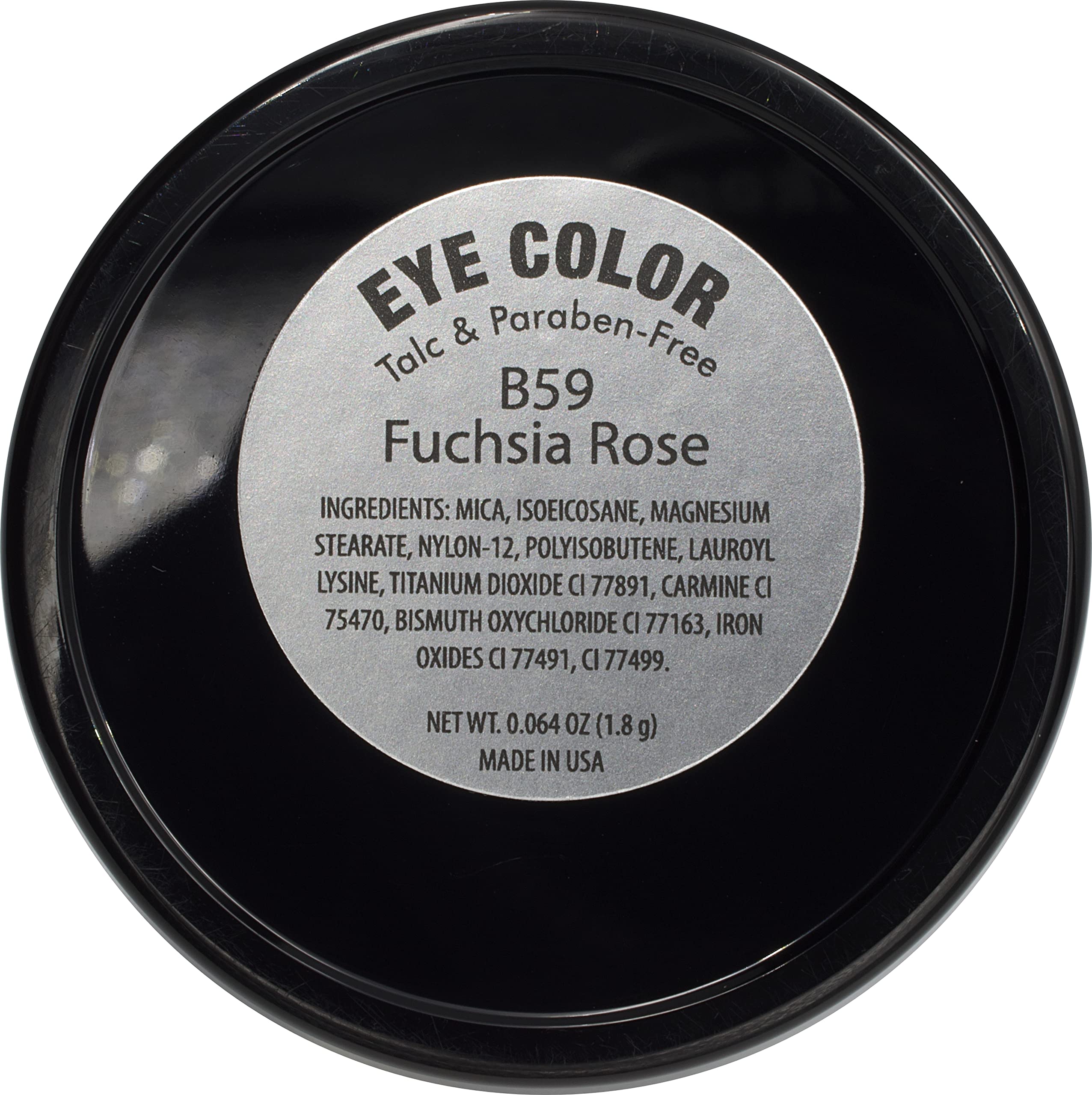 Foto 2 | Sombra De Ojos Pure Ziva Fucsia Rose Deep Pink Red Shimmer - Venta Internacional.