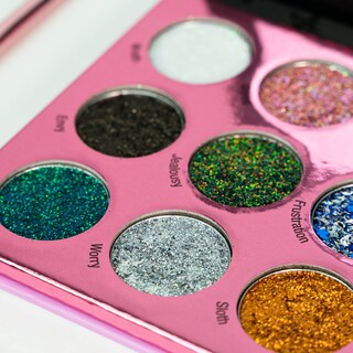 Foto 3 | Paleta Con Purpurina Rude Cosmetics Sin Of Glittony Para Mujer - Venta Internacional.