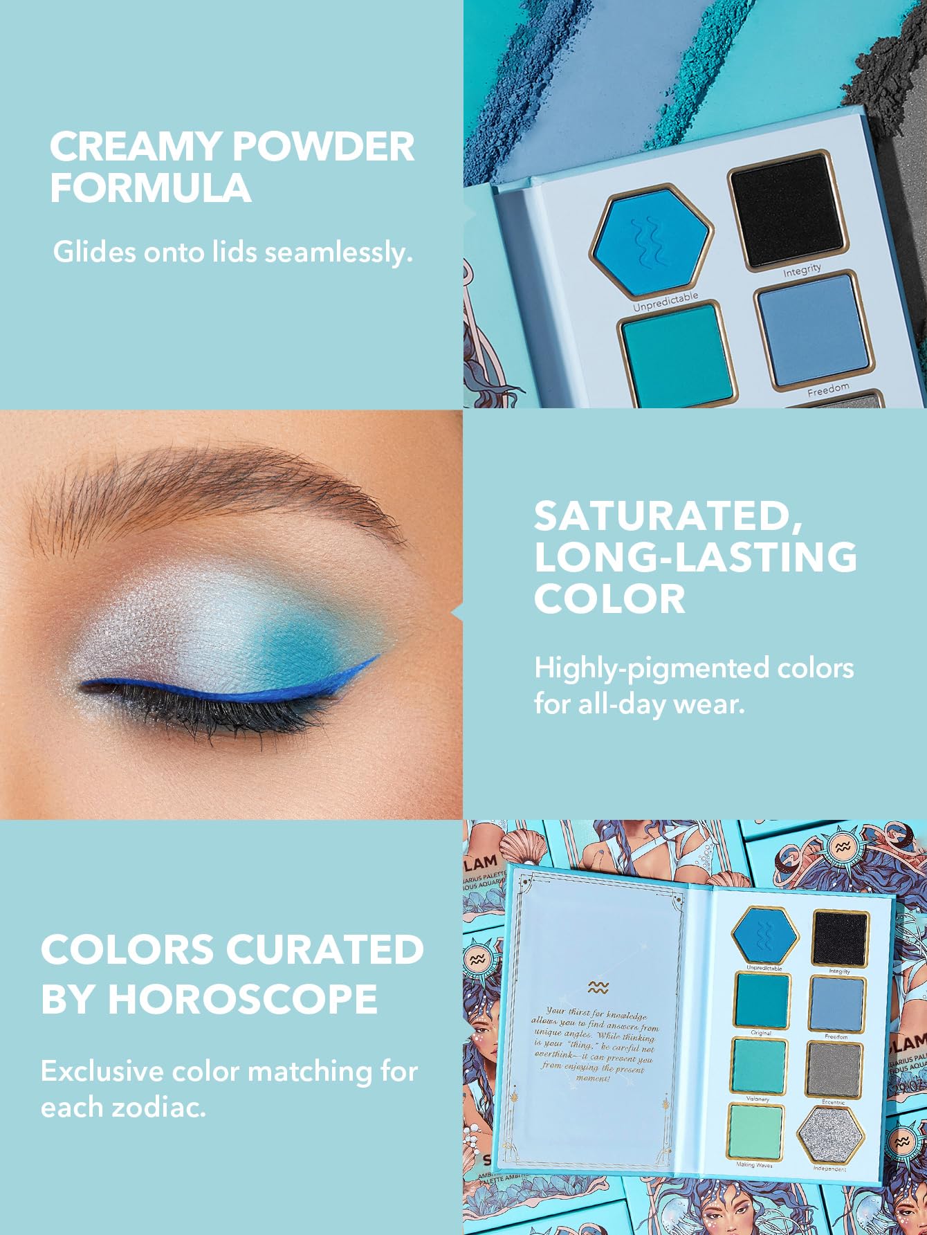Foto 4 pulgar | Paleta De Sombras De Ojos Sheglam Glitter Metallic De 8 Colores Ambitious - Venta Internacional.