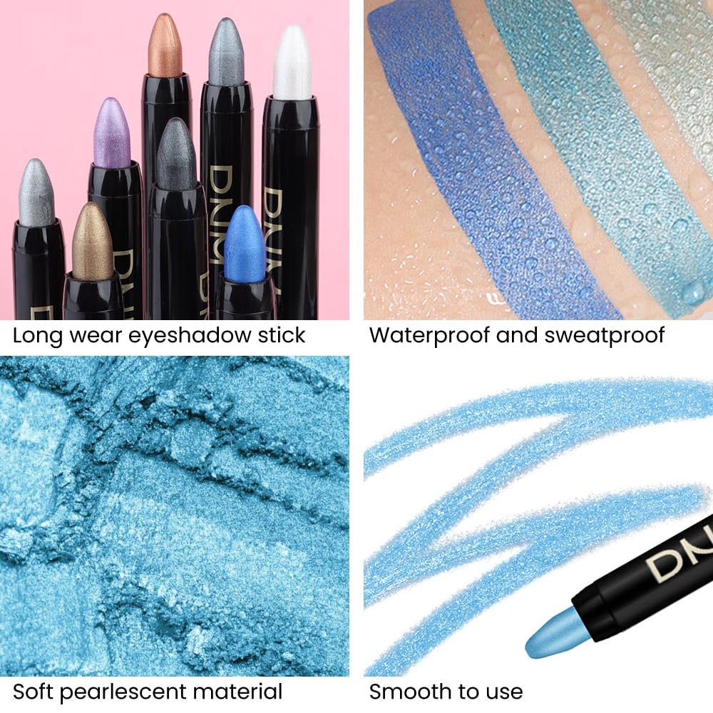 Foto 5 pulgar | Set De Sombras De Ojos En Crema Kaely Dazzling Blue Y Royal Blue - Venta Internacional.