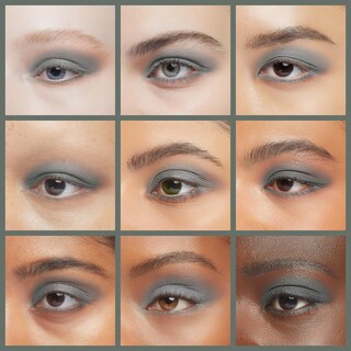 Foto 4 | Sombra De Ojos Pure Ziva Spruce Matte Verde Oscuro Azul Gris - Venta Internacional.