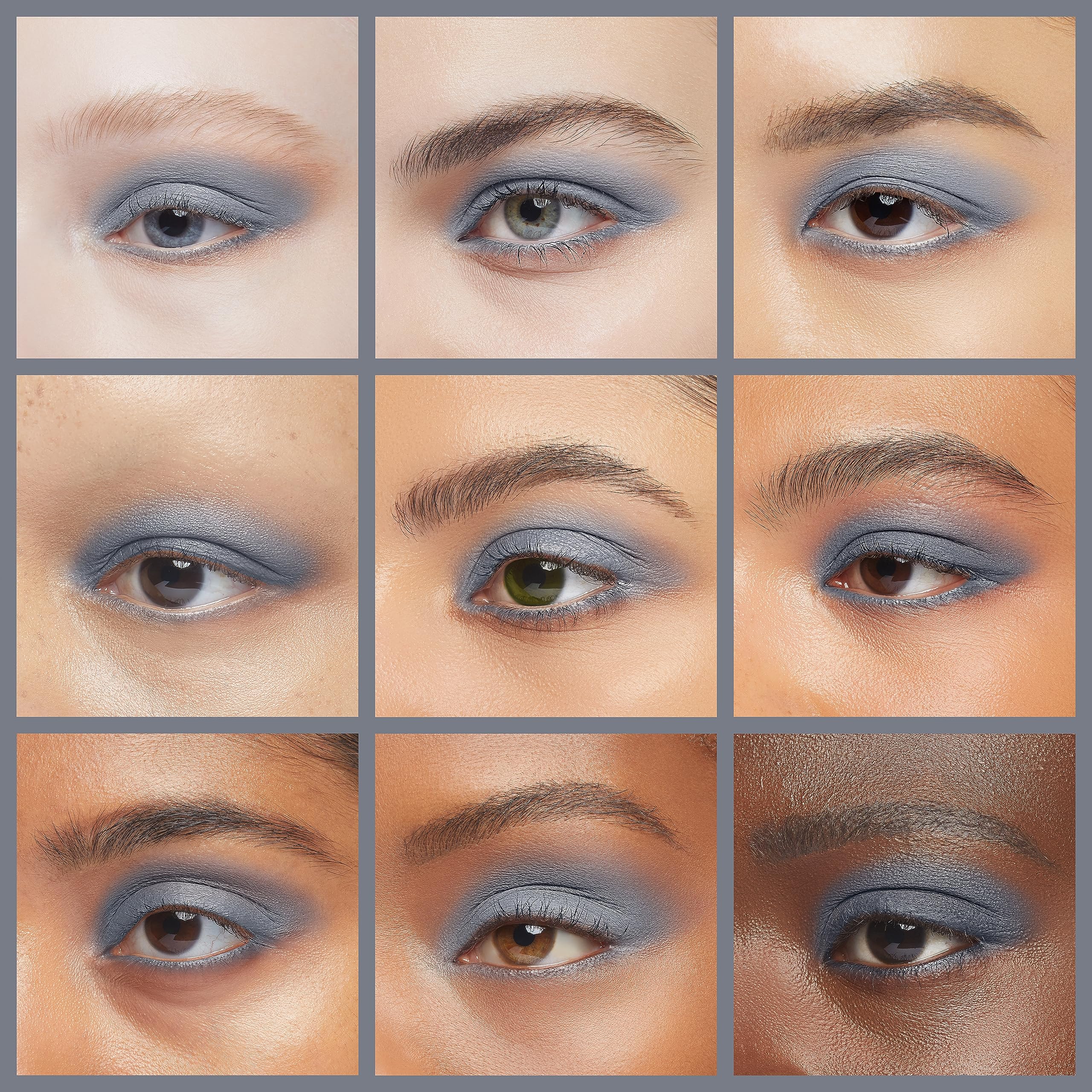Foto 5 pulgar | Sombra De Ojos Pure Ziva, Azul Marino, Gris, Gris, Plata Mate, Opaca - Venta Internacional.