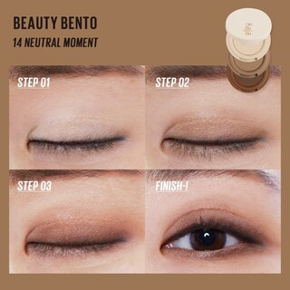 Foto 5 | Trio De Sombras De Ojos Kaja Beauty Bento Collection En Tonos Neutros - Venta Internacional.