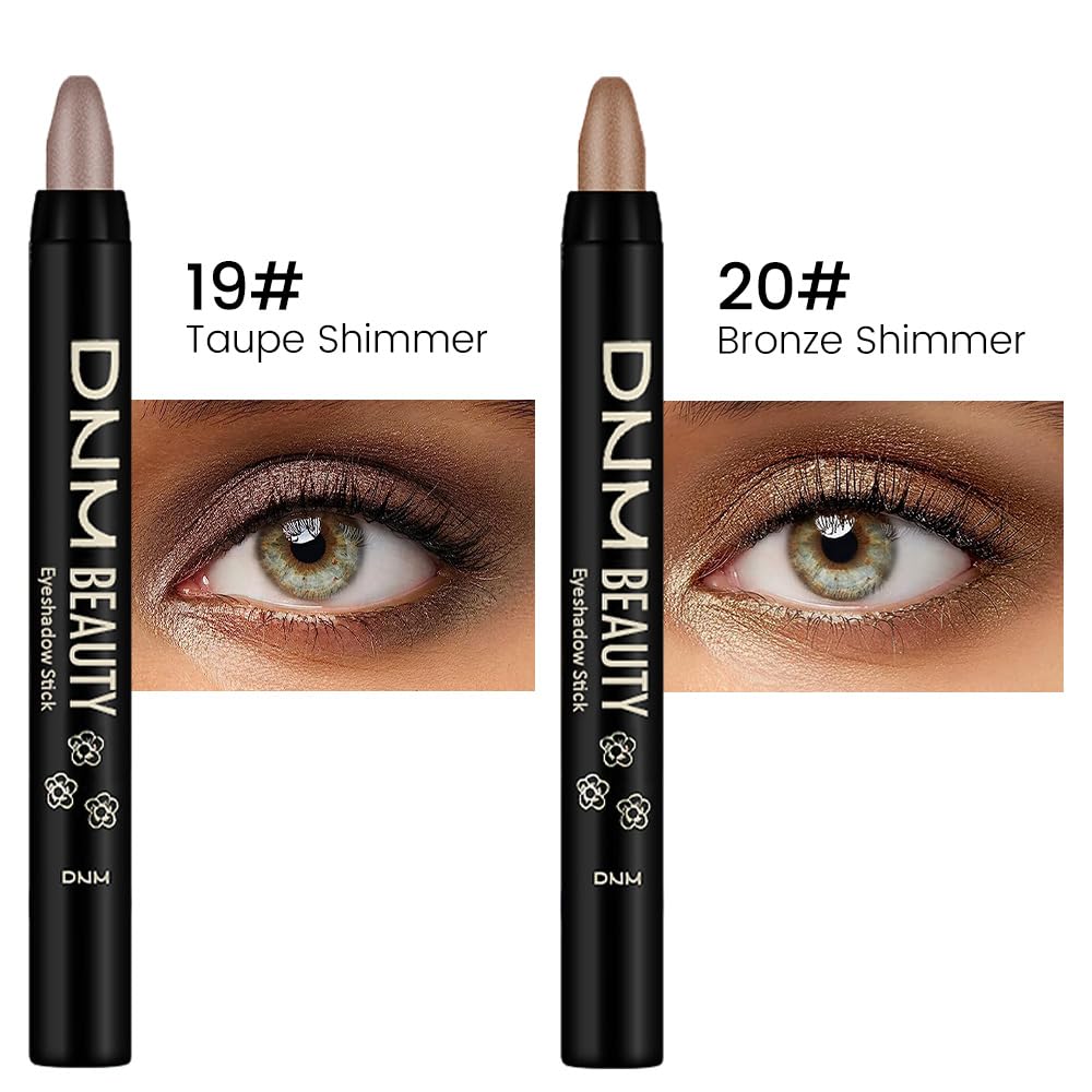 Foto 3 pulgar | Set De Sombras De Ojos En Crema Kaely Waterproof, 2 Unidades, Color Topo Y Bronce - Venta Internacional.