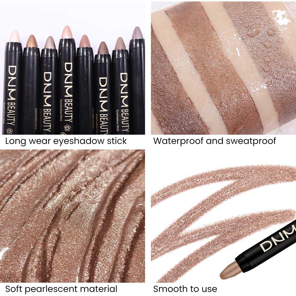 Foto 4 | Set De Sombras De Ojos En Crema Kaely Waterproof, 2 Unidades, Color Topo Y Bronce - Venta Internacional.