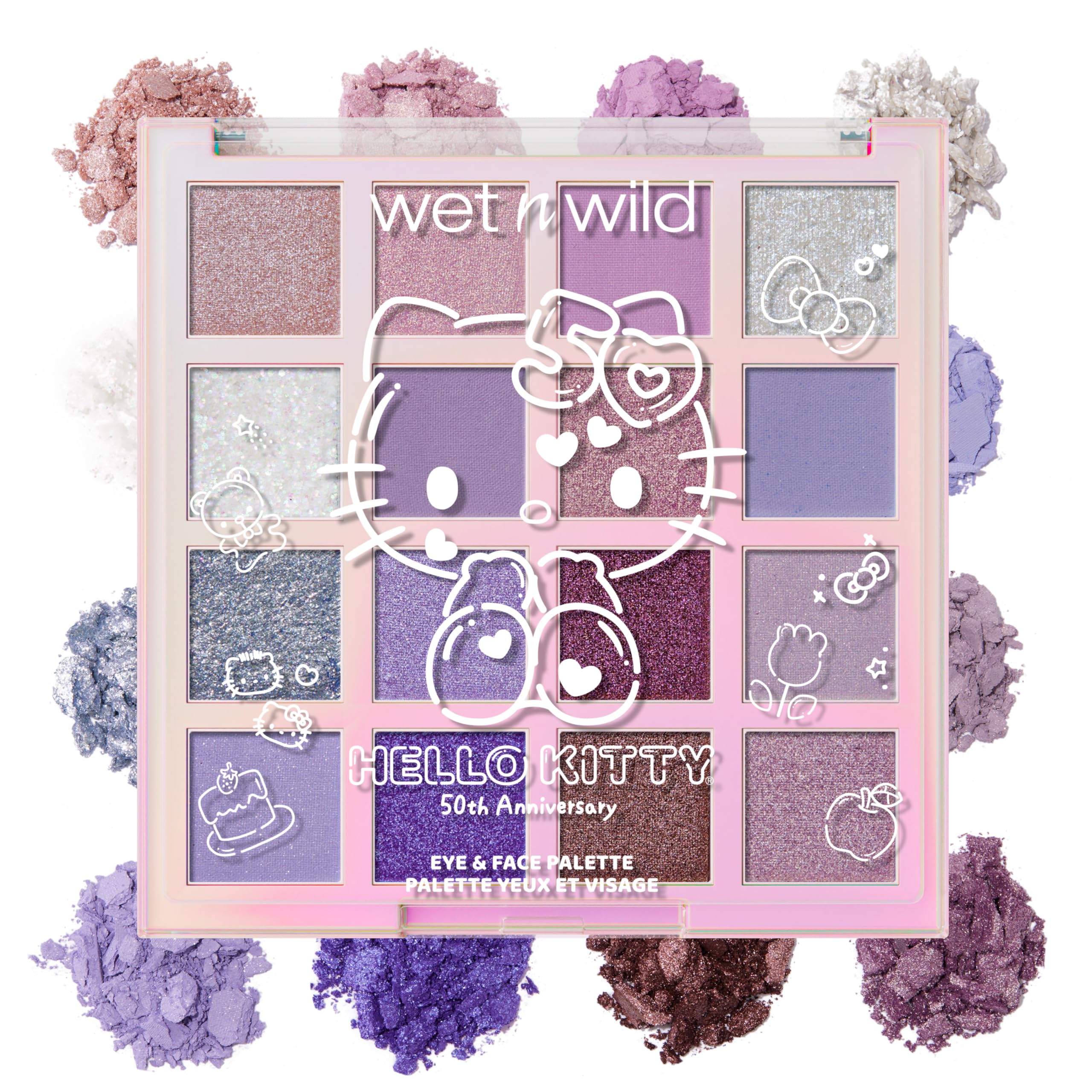 Foto 1 | Paleta Para Ojos Y Rostro Mojada En Salvaje Hello Kitty Big Smile - Venta Internacional.