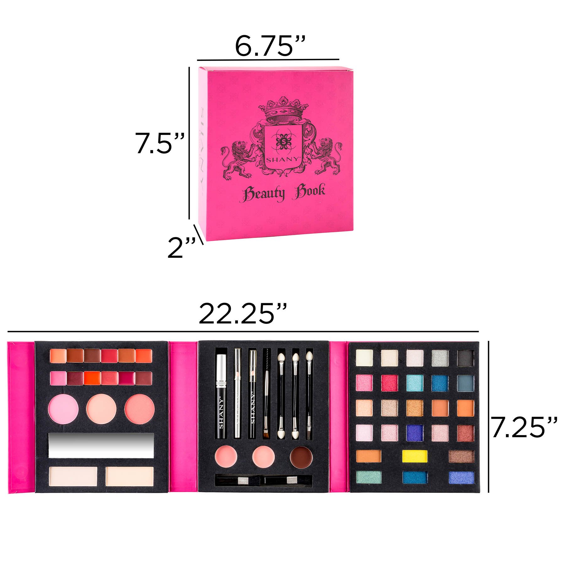 Foto 5 pulgar | Kit De Maquillaje Shany Beauty Book Con 35 Sombras De Ojos Y Colores De Labios - Venta Internacional.