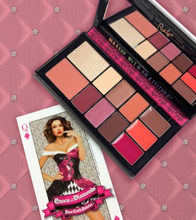 Foto 2 | Paleta De Maquillaje Rude Cosmetics Face Card Queen Of Diamonds - Venta Internacional.