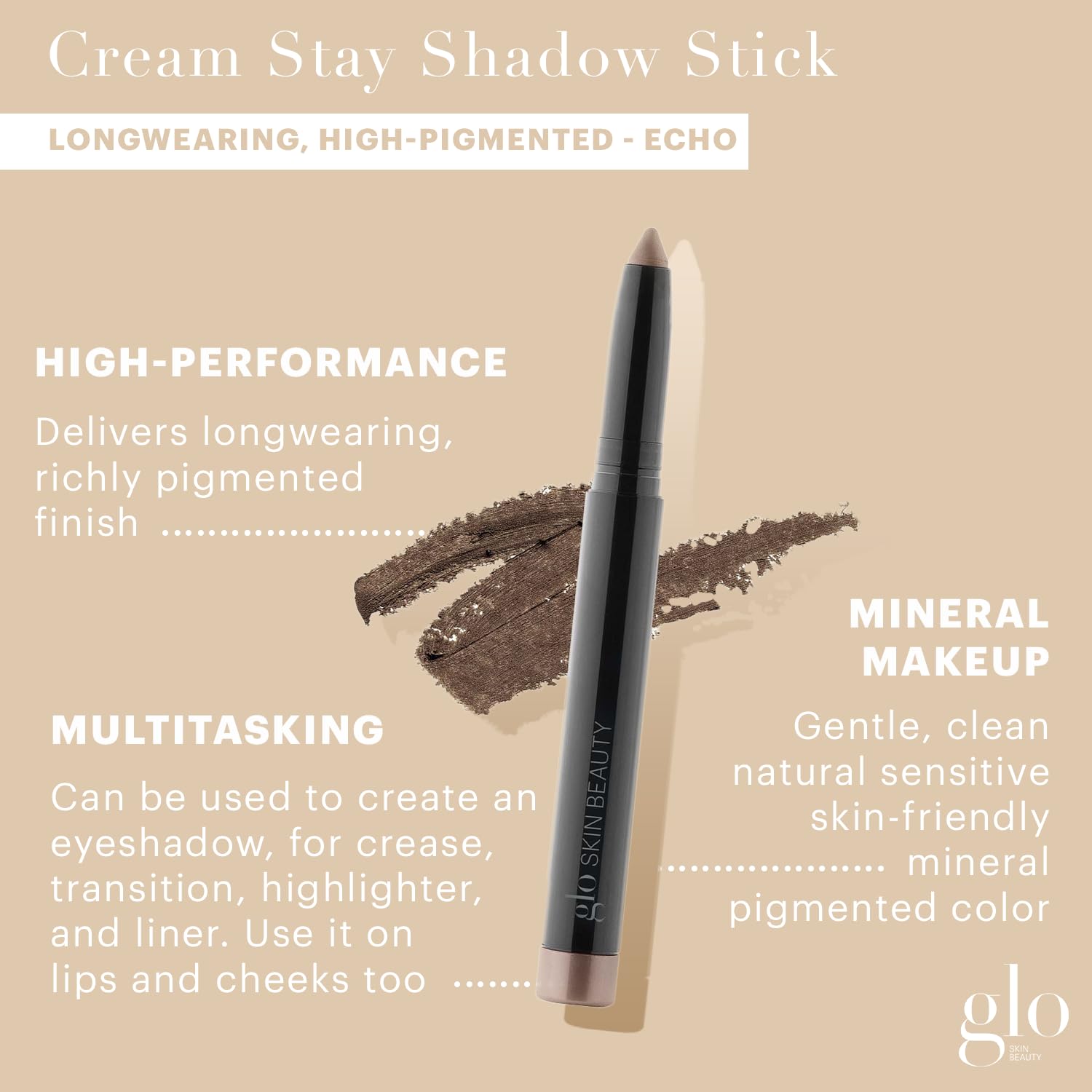 Foto 3 pulgar | Crema De Belleza Stick Glo Skin Stay Shadow Echo - Venta Internacional.