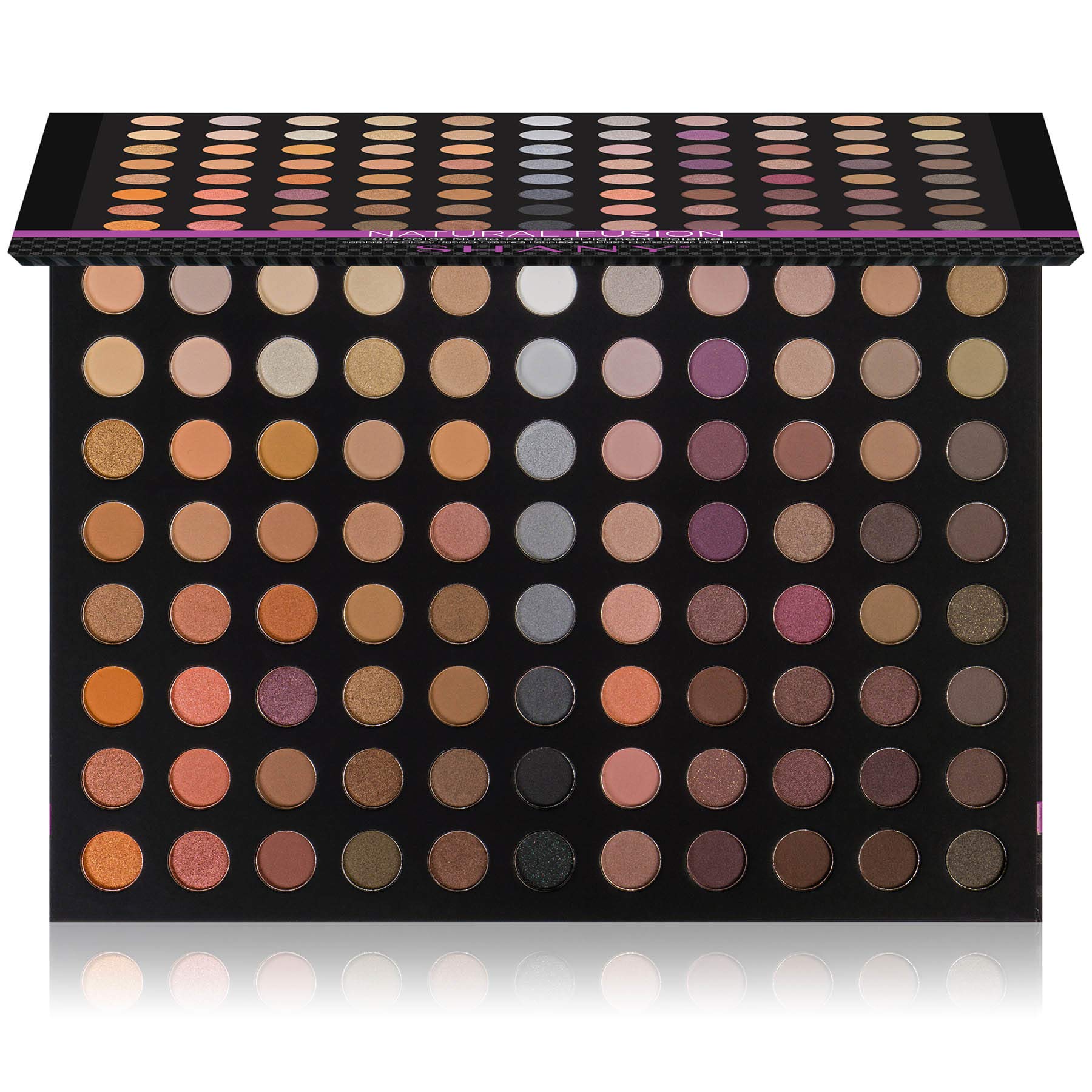 Paleta De Sombras De Ojos Shany Natural Fusion 88 Colors Nude - Venta Internacional.