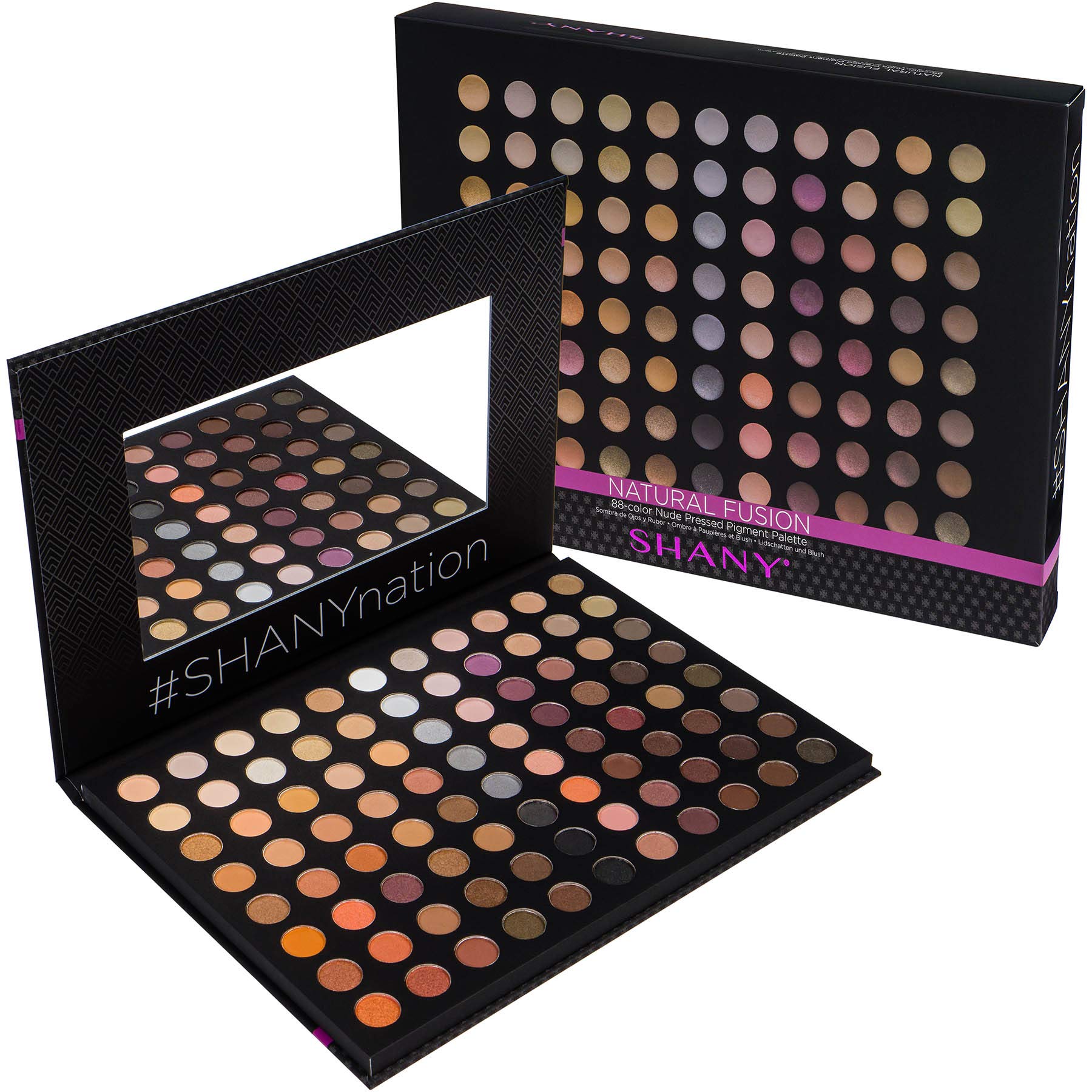 Foto 3 pulgar | Paleta De Sombras De Ojos Shany Natural Fusion 88 Colors Nude - Venta Internacional.