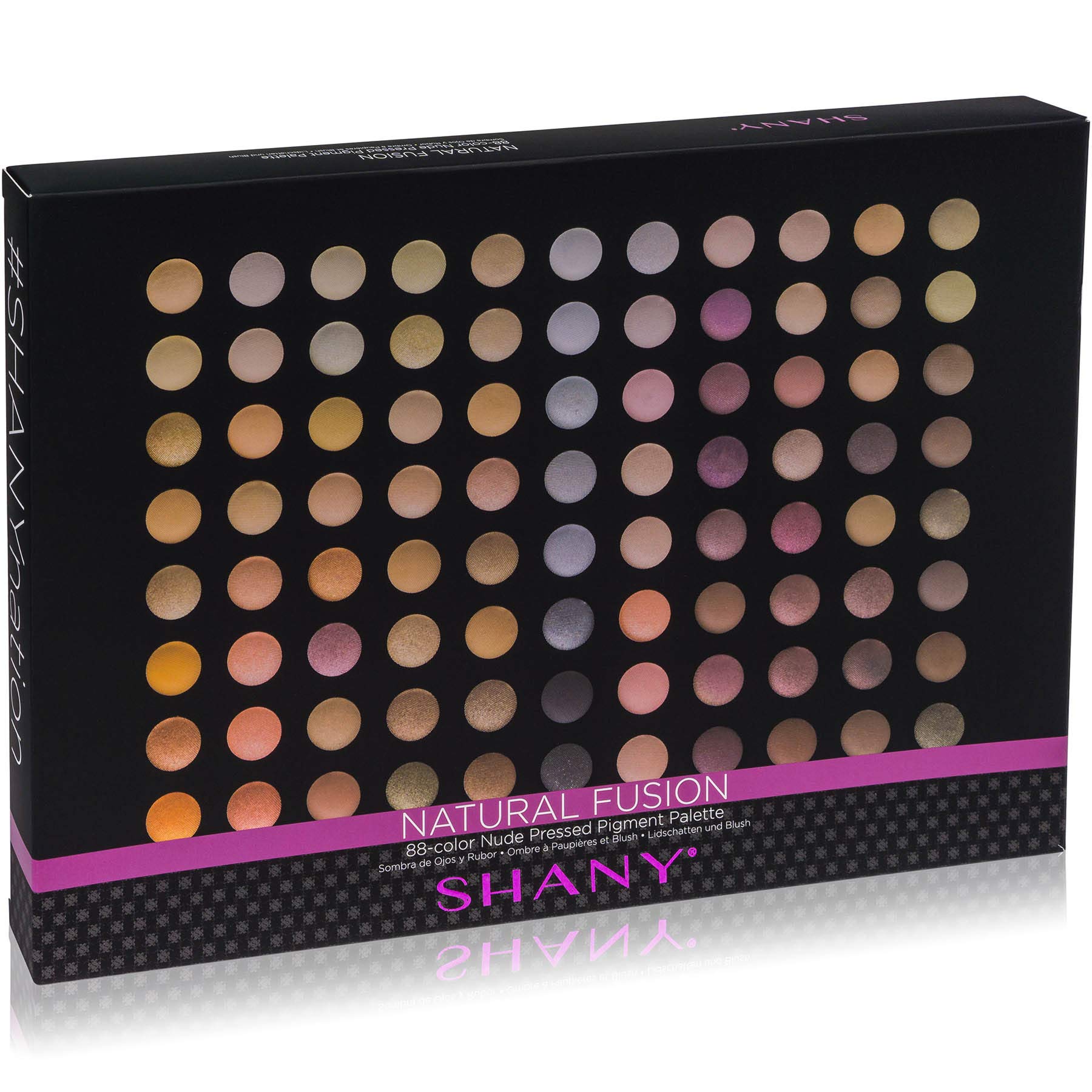 Foto 6 pulgar | Paleta De Sombras De Ojos Shany Natural Fusion 88 Colors Nude - Venta Internacional.