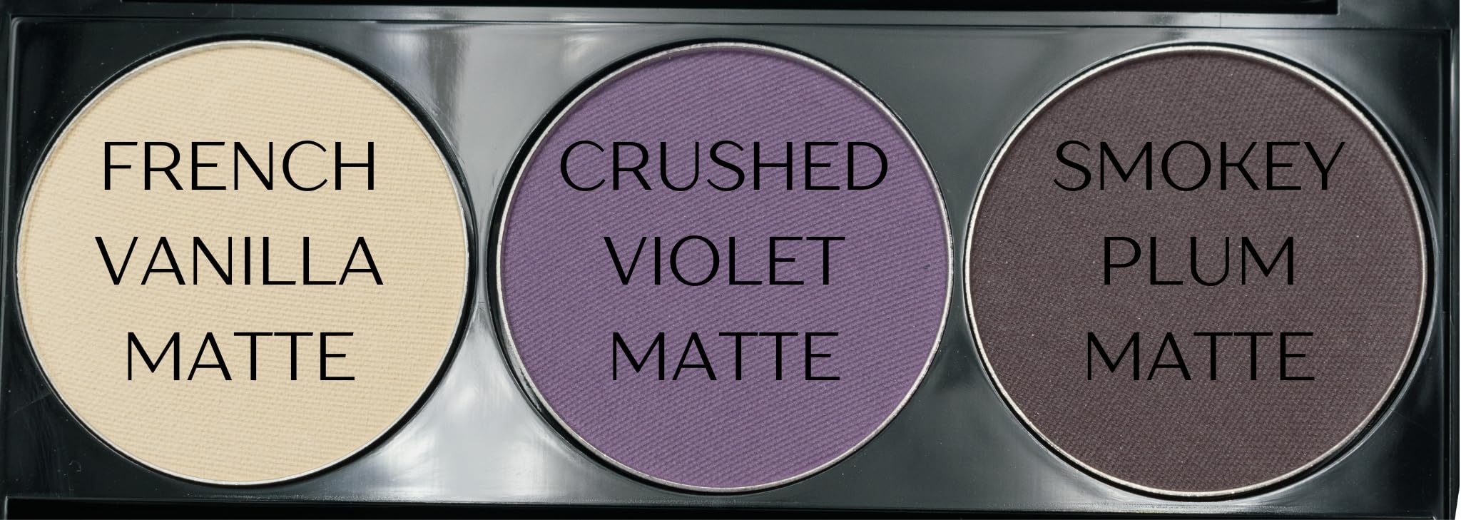 Foto 4 pulgar | Paleta De Sombras De Ojos Pure Ziva Blanco Roto, Lavanda Mate Y Morado - Venta Internacional.