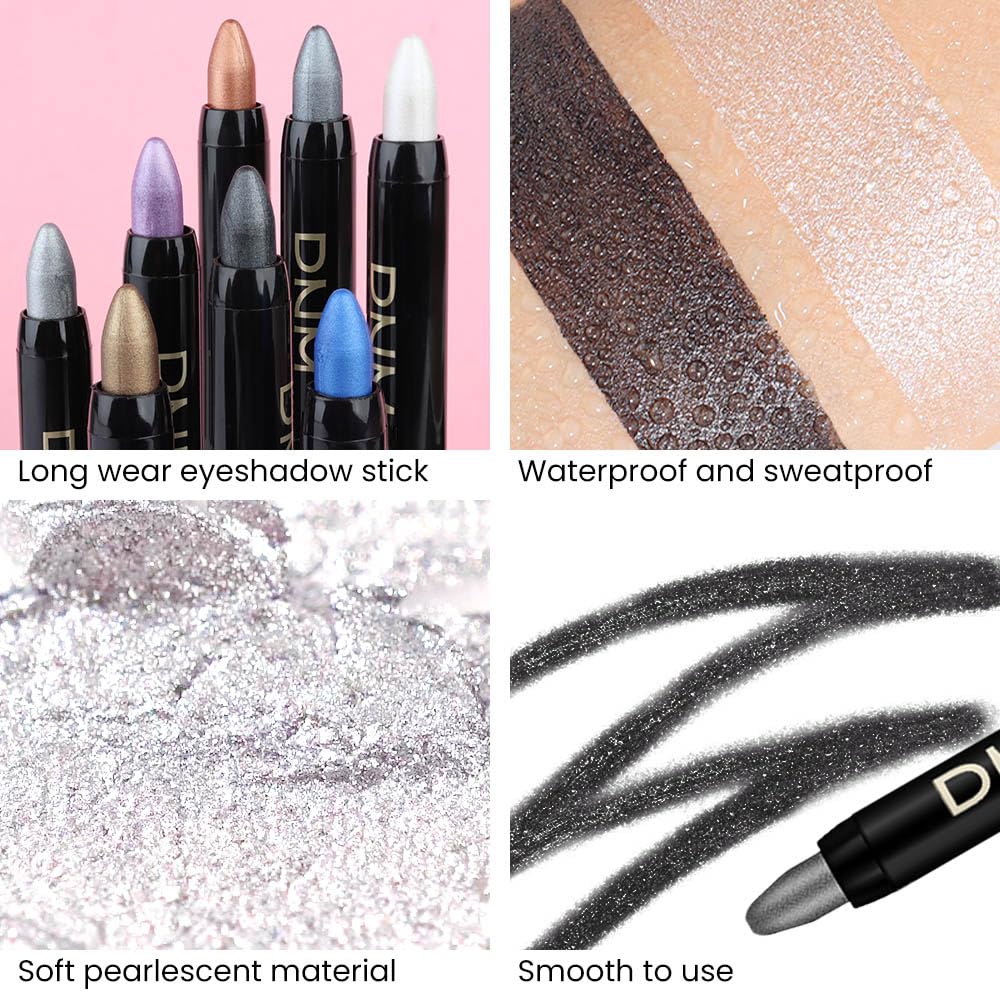 Foto 5 pulgar | Set De Sombras De Ojos En Crema Kaely, 4 Unidades, Para Ojos Impermeables - Venta Internacional.