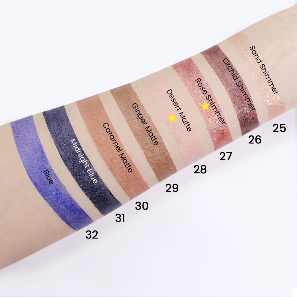Foto 5 | Set De Sombras De Ojos En Crema Kaely Waterproof 27+28 Para Ojos - Venta Internacional.