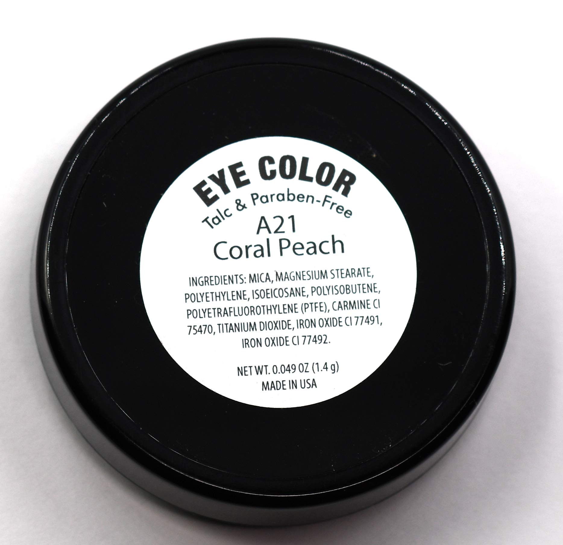 Foto 4 pulgar | Sombra De Ojos Pure Ziva Dusty Coral Peach Pink Orange Shimmer - Venta Internacional.