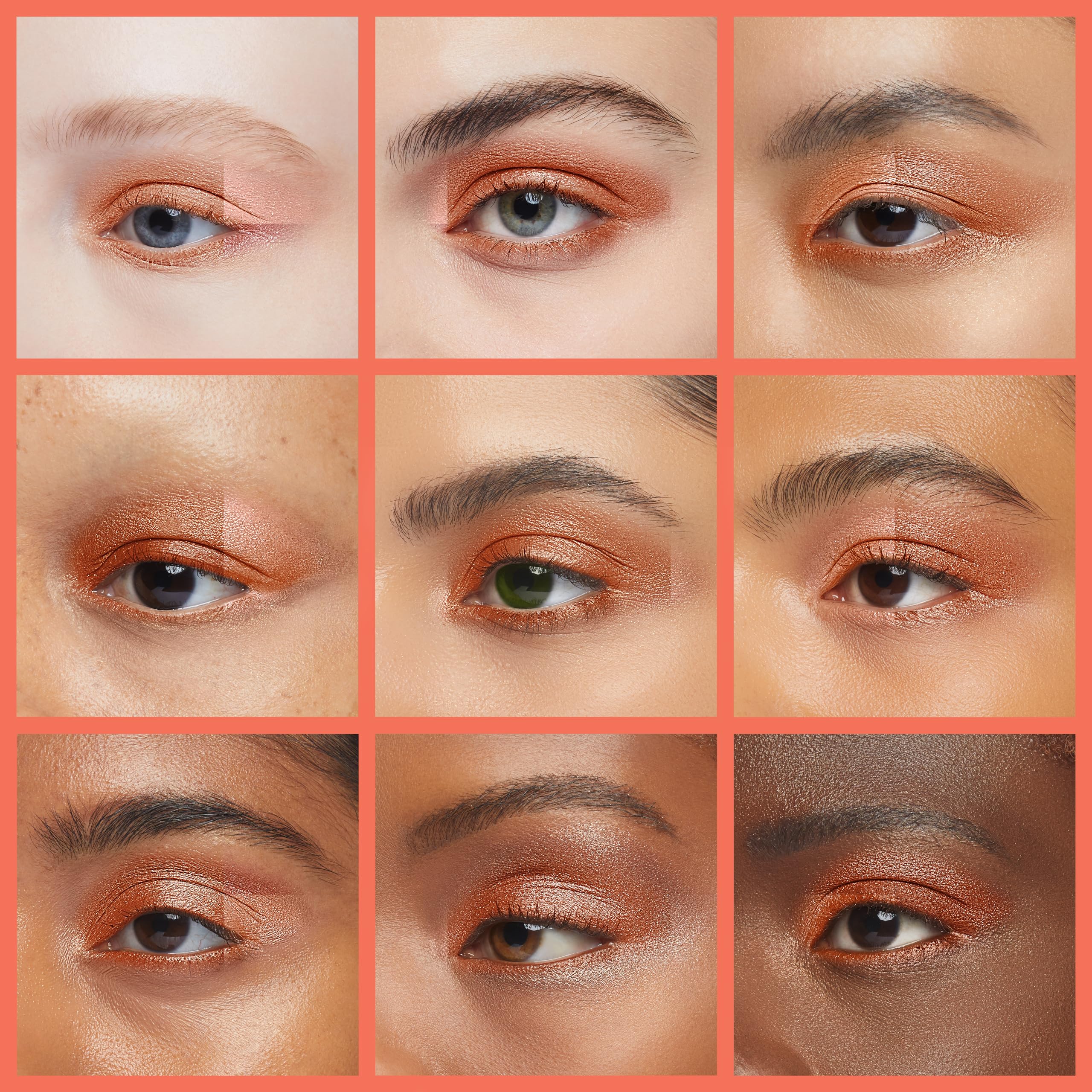 Foto 5 pulgar | Sombra De Ojos Pure Ziva Dusty Coral Peach Pink Orange Shimmer - Venta Internacional.