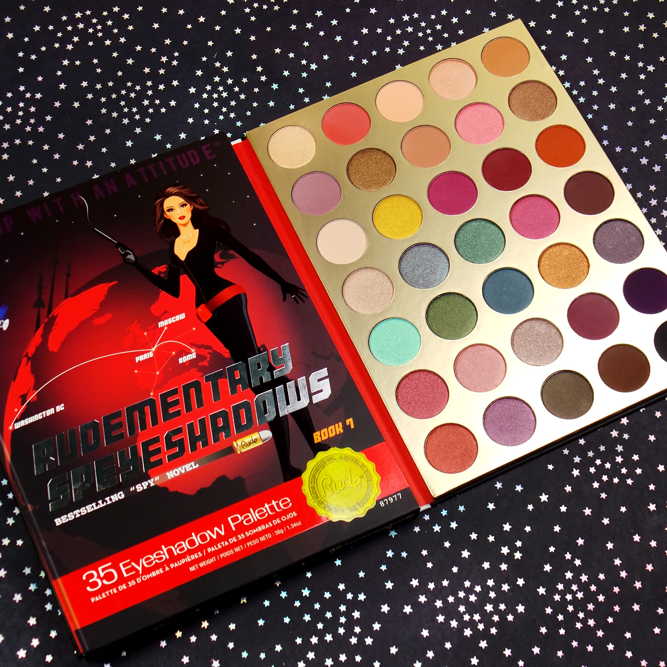 Foto 3 pulgar | Paleta De Sombras De Ojos Rude Cosmetics Rudementary Speyshadows 35 - Venta Internacional.