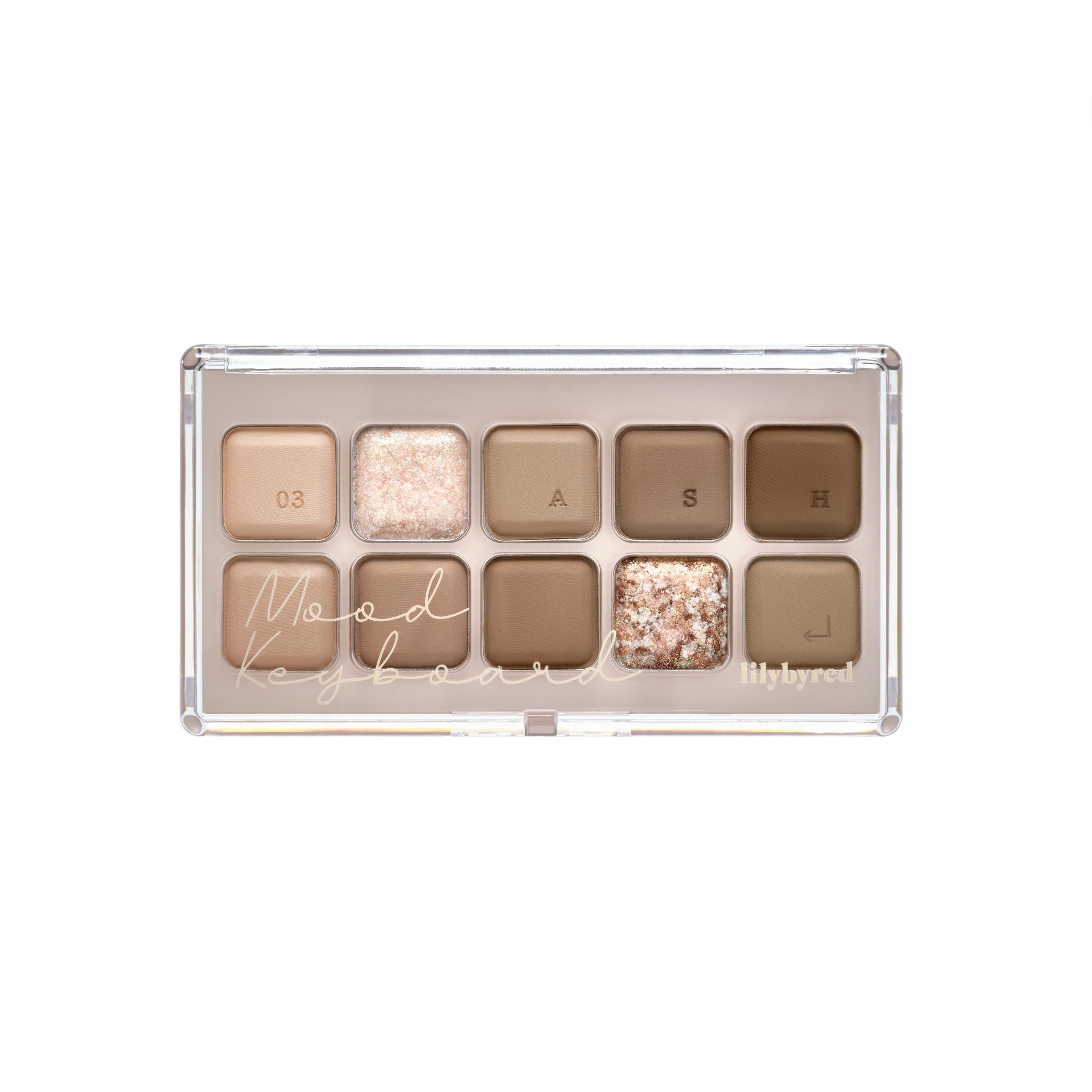 Foto 2 pulgar | Paleta De Sombras De Ojos Lilybyred Mood Keyboard 03 #ash Beige - Venta Internacional.