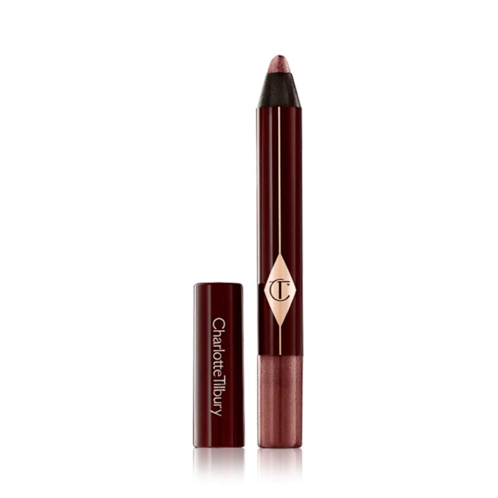 Lápiz Delineador De Ojos Charlotte Tilbury, Color Camaleón, Granate Bronceado - Venta Internacional.