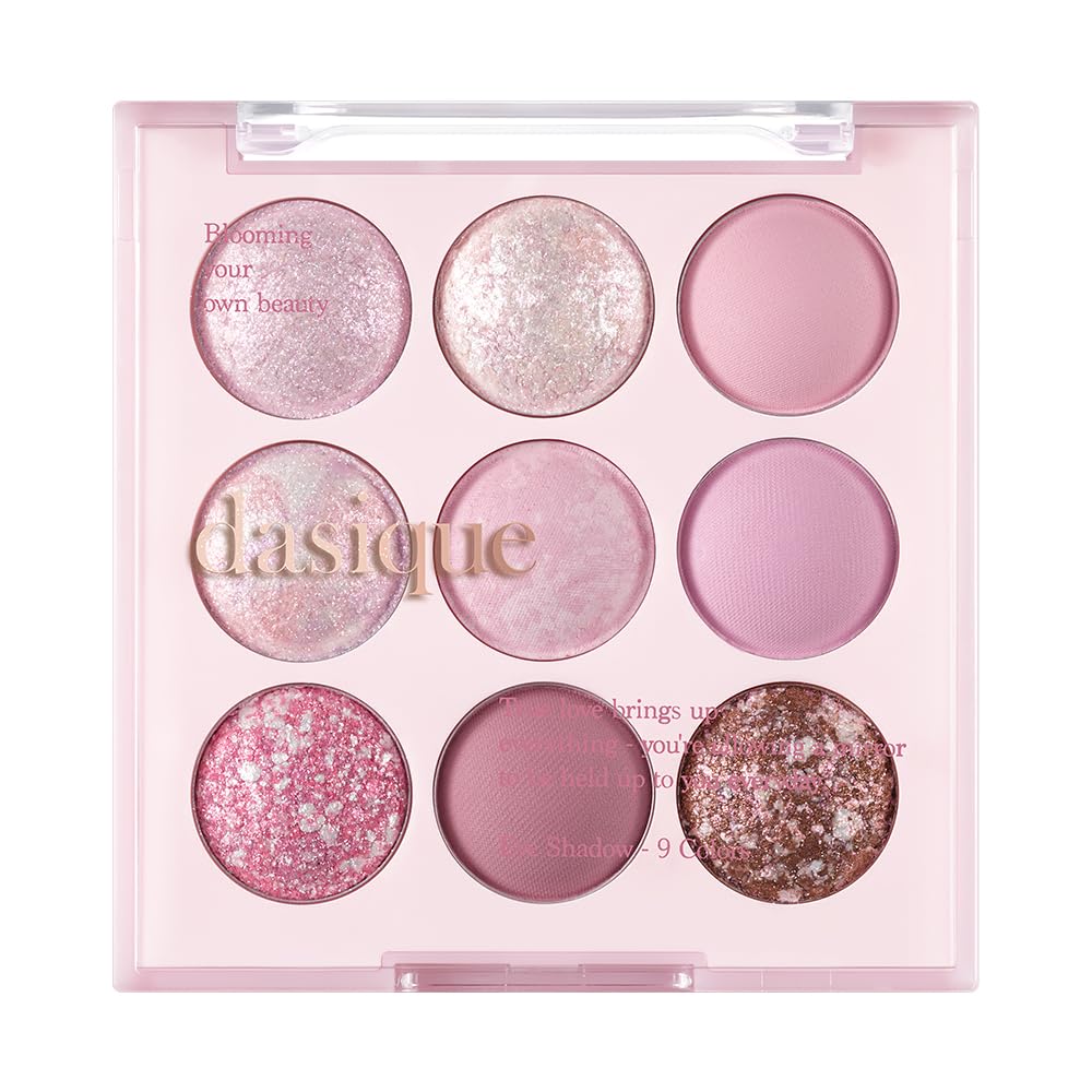 Foto 3 pulgar | Set De Sorbetes De Arándanos Dasique De Shadow Palette Con Espejo En Forma De Peine - Venta Internacional.