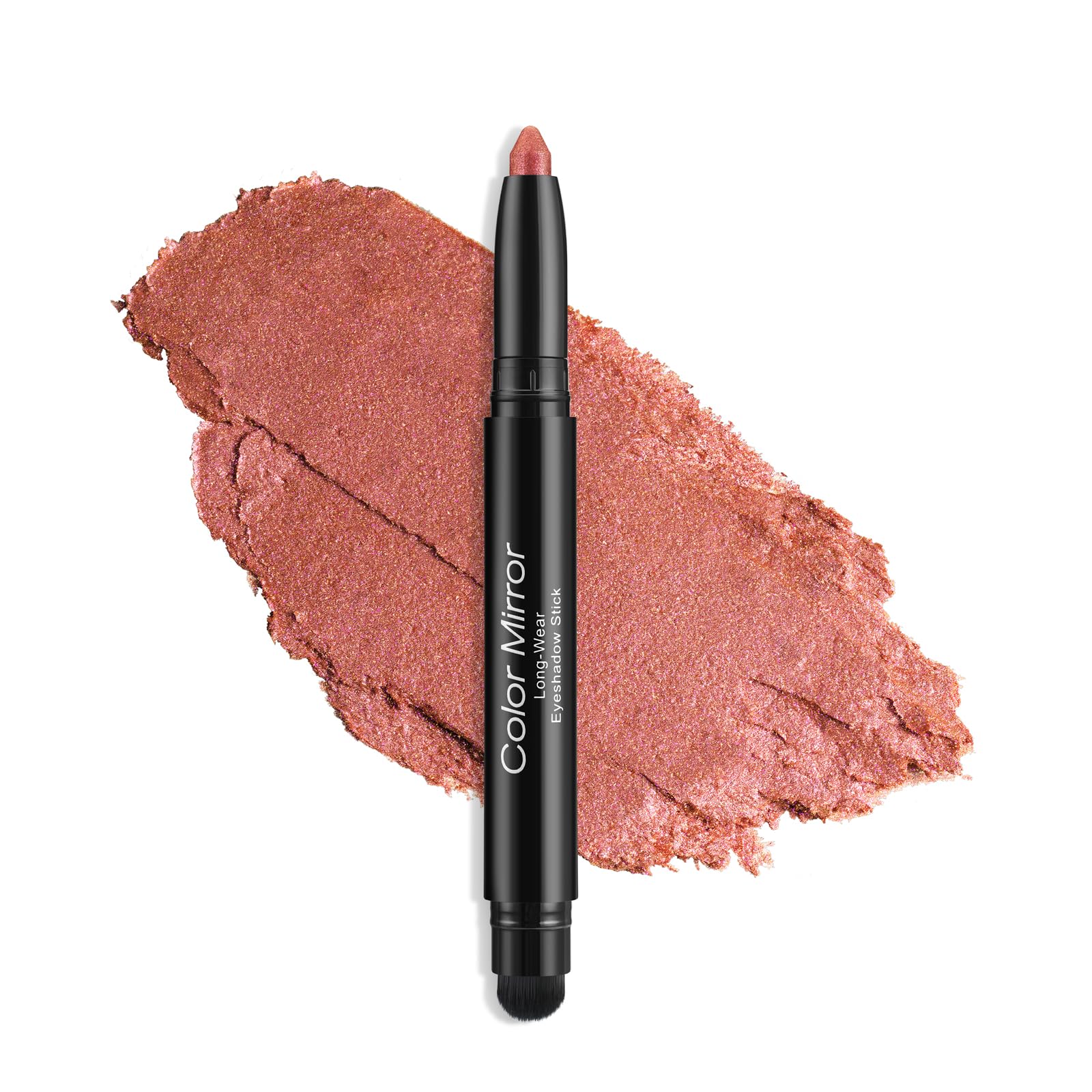 Sombra De Ojos En Barra, Color Espejo, Rubí Metalizado, Impermeable - Venta Internacional.