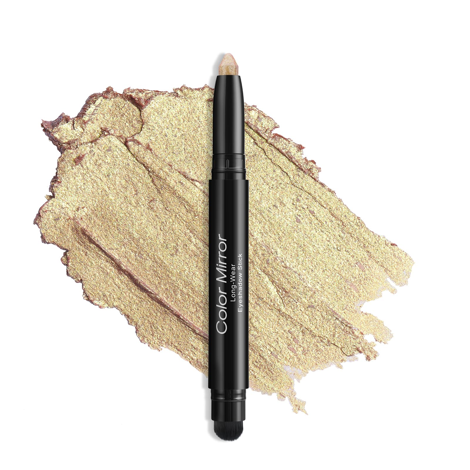 Espejo De Sombra De Ojos En Barra De Colores B0czl86fvd Waterproof 53 Gold - Venta Internacional.